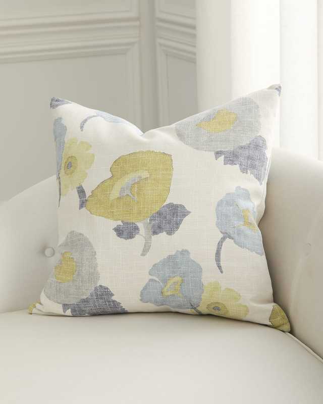 Poppy Decorative Pillow, 24" Square
